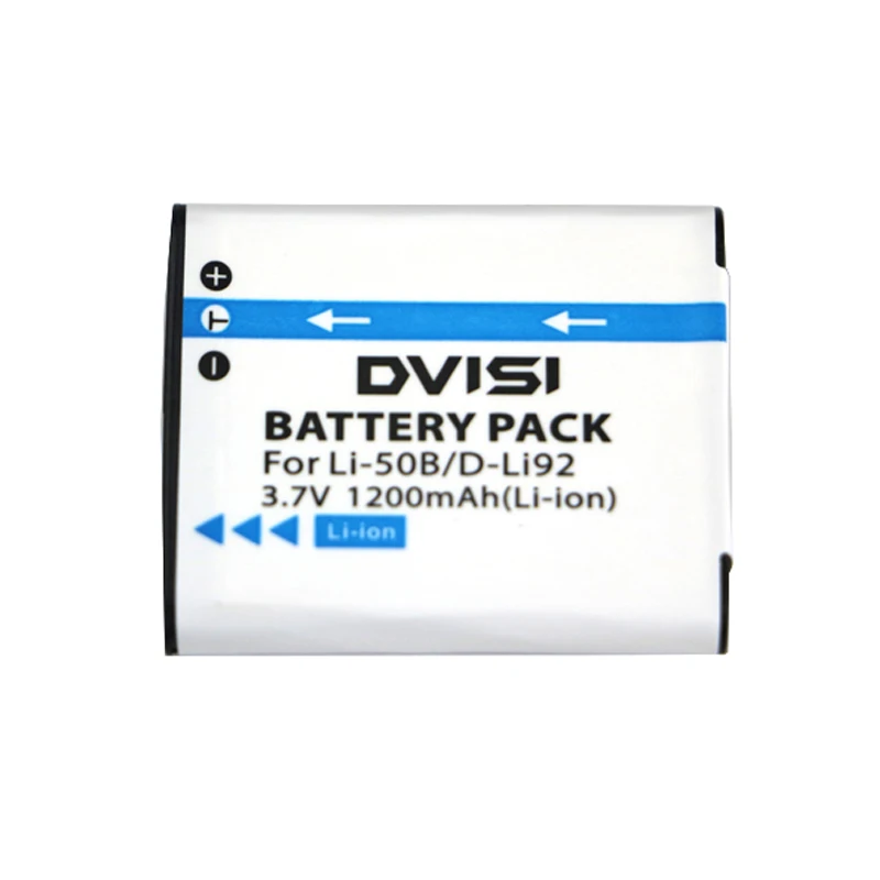 

DVISI 3.7V 1200mAh LI-50B LI 50B LI50B Camera Battery for Olympus LI-50B LI 50B LI50B for Pentax D-LI92 XZ-1 SP-800UZ SZ-30MR