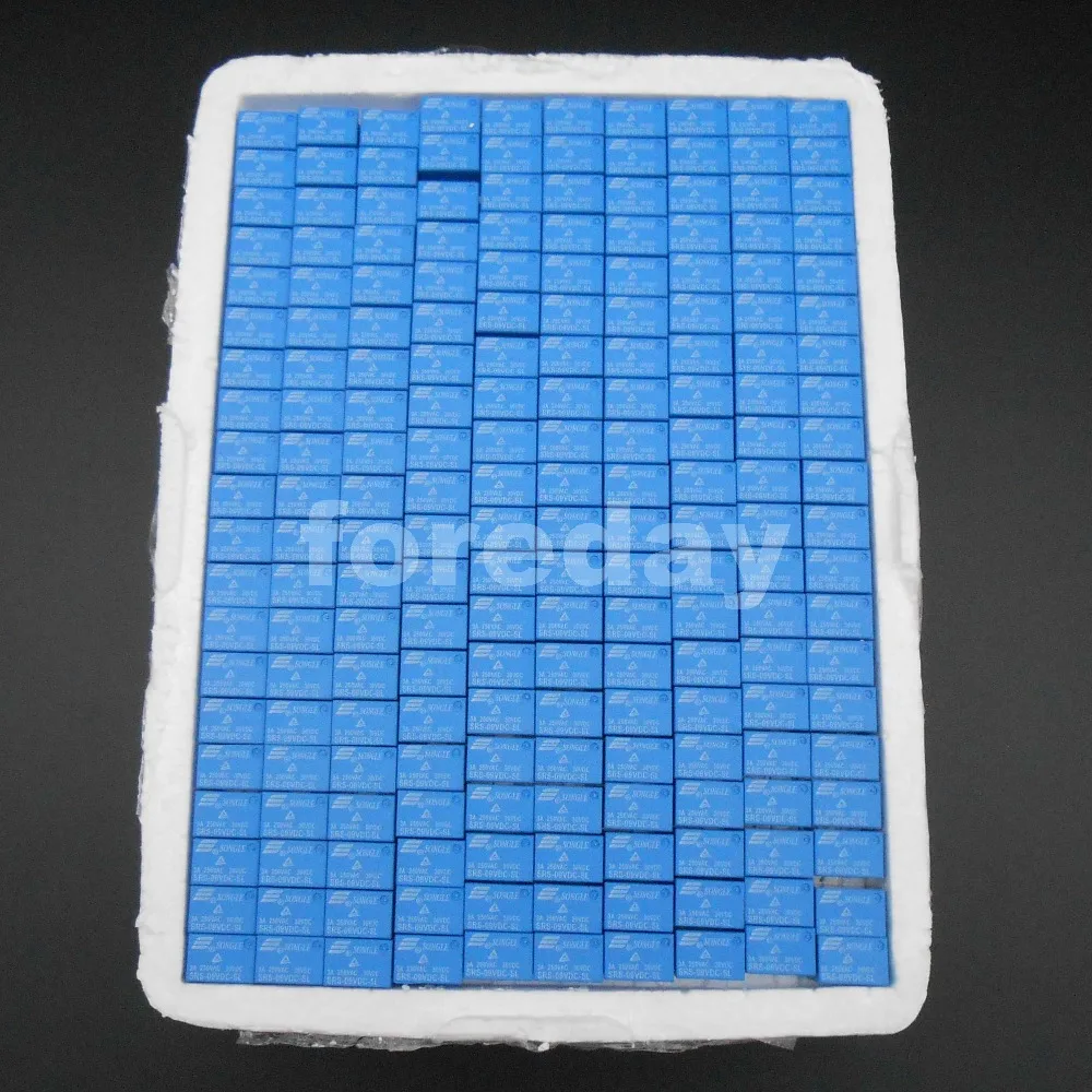 50PCS NEW Original SONGLE Relays Power Relay SRS PCB 6 Pins BLUE 9V SRS-09VDC-SL SRS-9VDC-SL 50PCS/LOT 6P *FD393X50