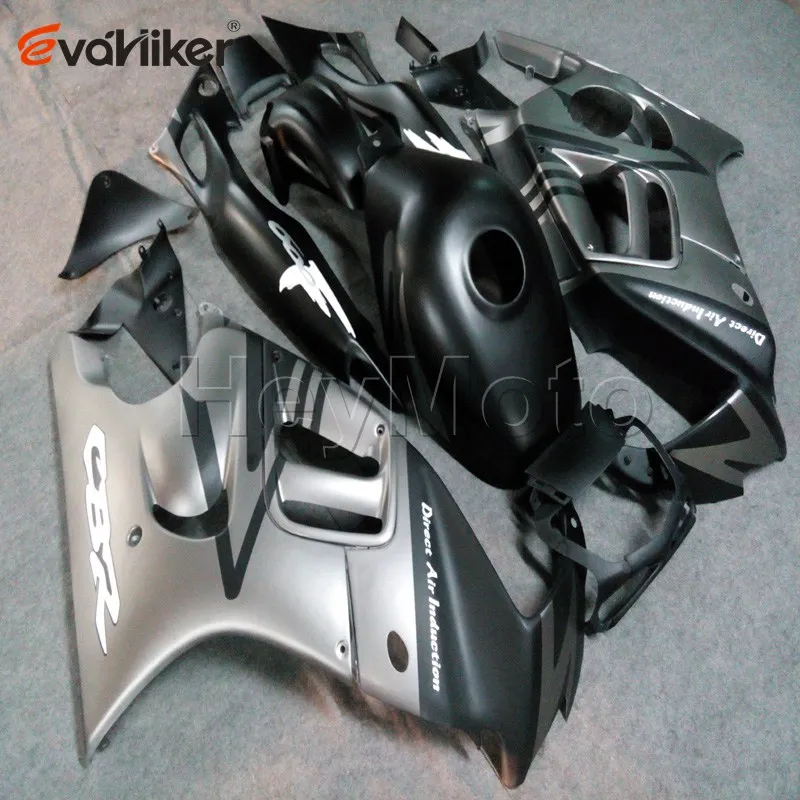 Motorcycle Full fairing kits for CBR600F3 1997 1998 CBR600 F3 1997 1998 white black ABS Plastic motorcycle fairing