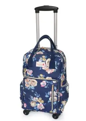 Sacs à roulettes de voyage d\'affaires pour femmes, sacs à dos de voyage à roulettes, valise à bagages, SR Mochila Oxford