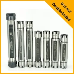 ER ER16 Collet Chuck CNC Tools Tool Holder Double End Collets Lathe Cutting tools Milling cutter Straight Shank Toolholder Drill