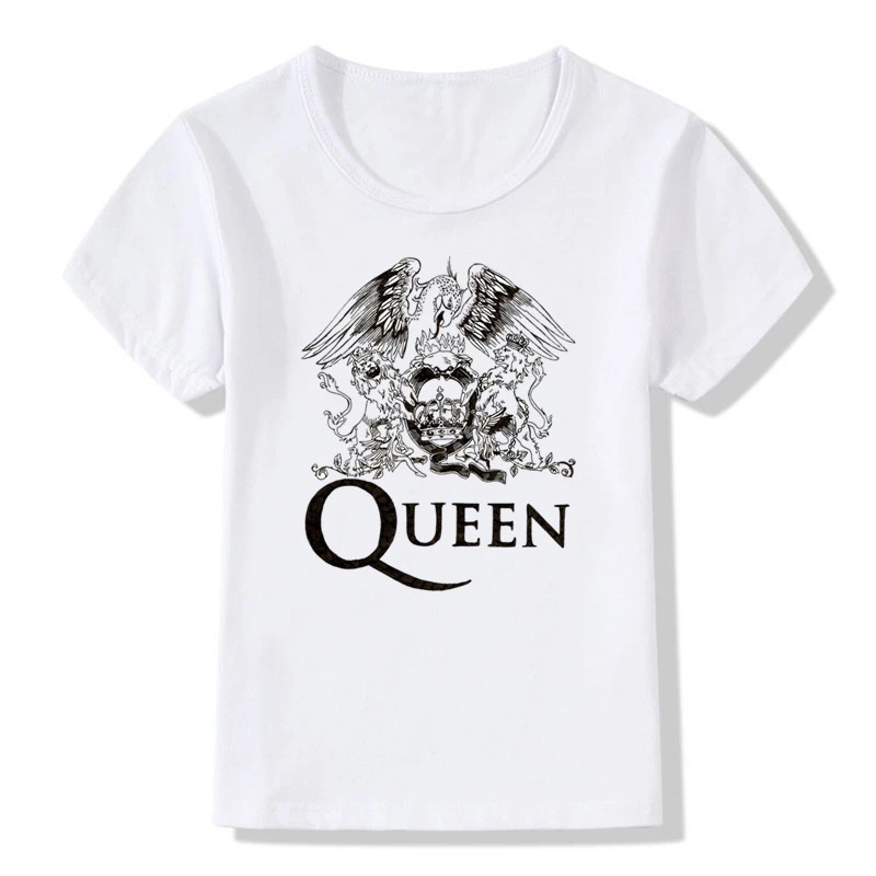 

Boy&Girls Print FREDDIE MERCURY T-shirt Children Heavy Rock Top 100 Band Queen T shirt Kids Tops Baby Casual Clothes,HKP627