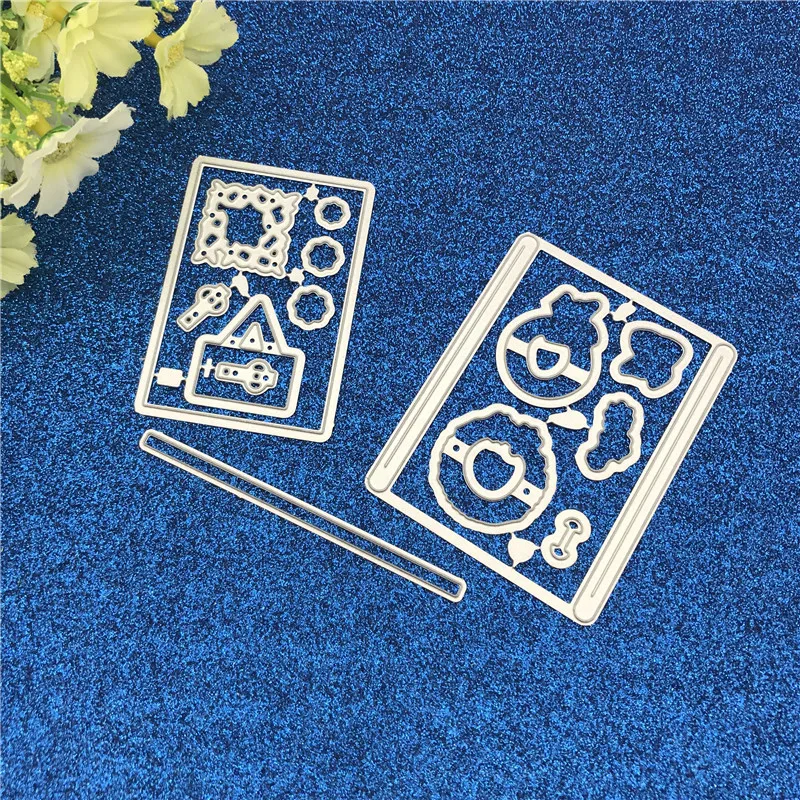 Metal Cutting Dies 15Pcs/lot Barn Door Wood-mount tencils for DIY Scrapbooking/photo album Decorative Embossing DIY Paper Cards