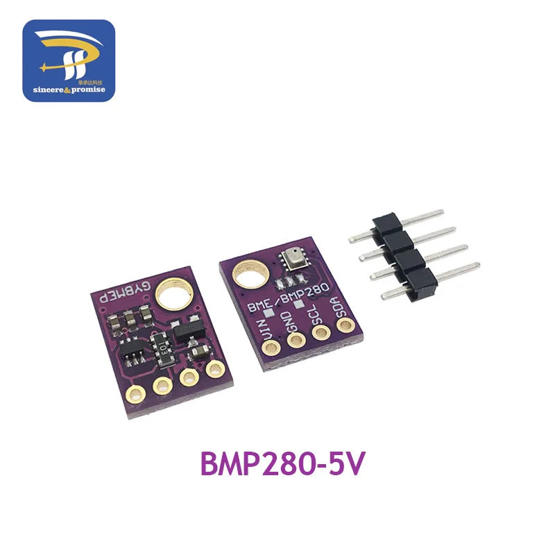 Sensor de altitud de presión barométrica Digital I2C SPI BMP280, 3,3 V, CC, alta precisión, 1,8-5V, módulo de temperatura para Arduino