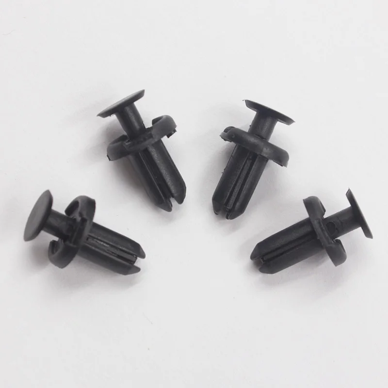 KE LI MI 5mm petit noir en Nylon avant arrière pare-chocs isolation Grille siège Clip de retenue pour VW N-905-369-01 accessoire de pièce d'auto