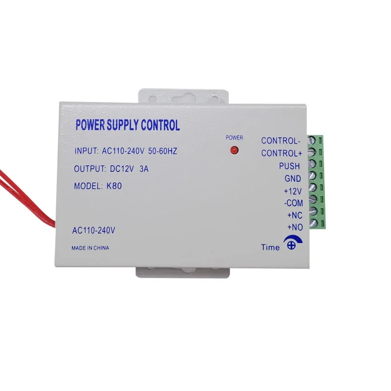 DC12V 3A Special Power Supply with NO/NC Relay ouput for Electric Lock door access control system