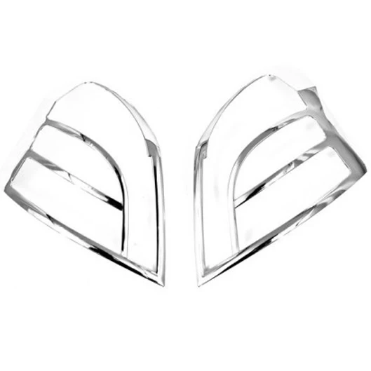 

Chrome Styling Tail Light Cover For Toyota Yaris Second Generation 2005-2011 Hatchback Model