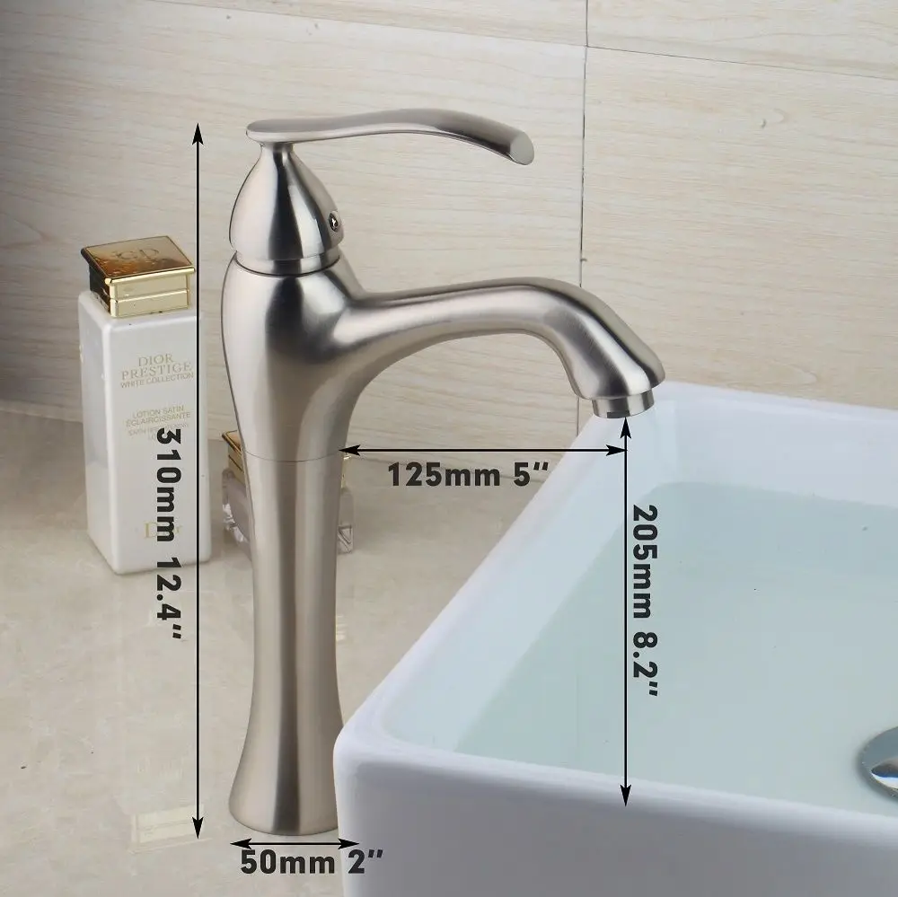 JIENI Nickel Brushed Deck Mounted Bathroom Basin Sink Faucet Mixer Tap Black Chrome Polish Golden Plated Water Wash Basin Mixer