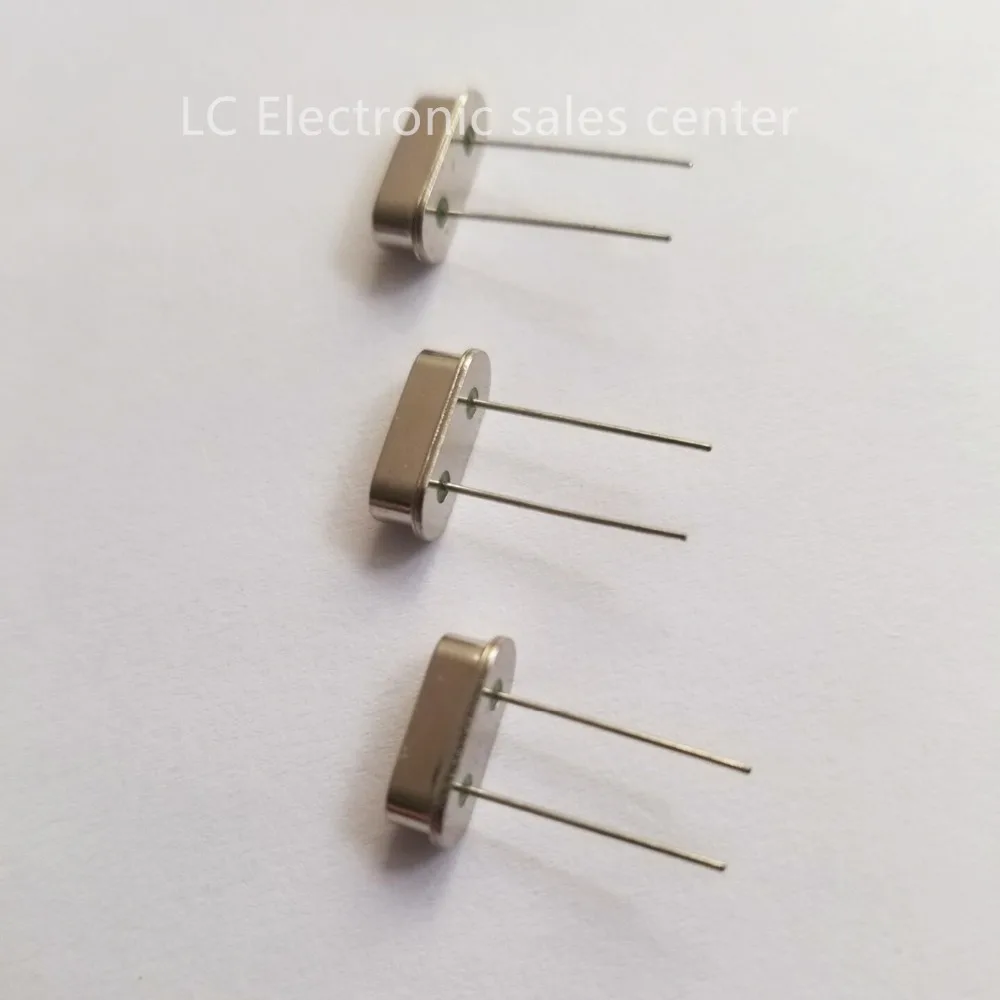 10pcs In-line passive crystal oscillator 10.7MHZ HC-49S DIP 2P resonator