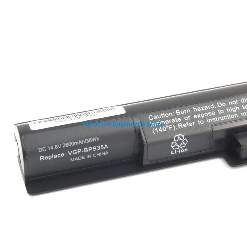 VGP-BPS35A Battery for Sony VAIO 14E 15E SVF14215SC SVF15218SC SVF152C29M SVF152A27T SVF152A25T SVF152A24T SVF1521F4E 14.8V 33Wh