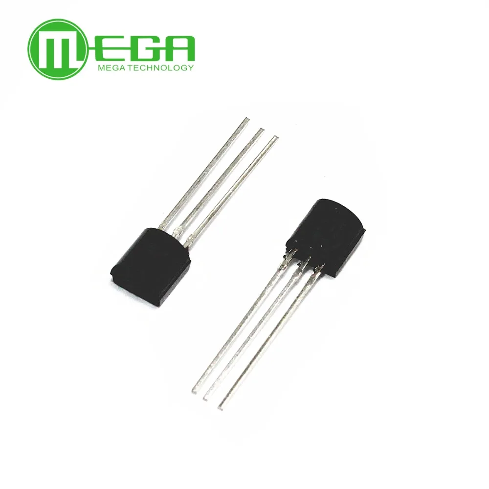 100pcs BC547 BC547B NPN Transistor 45V 0.1A TO-92 Package