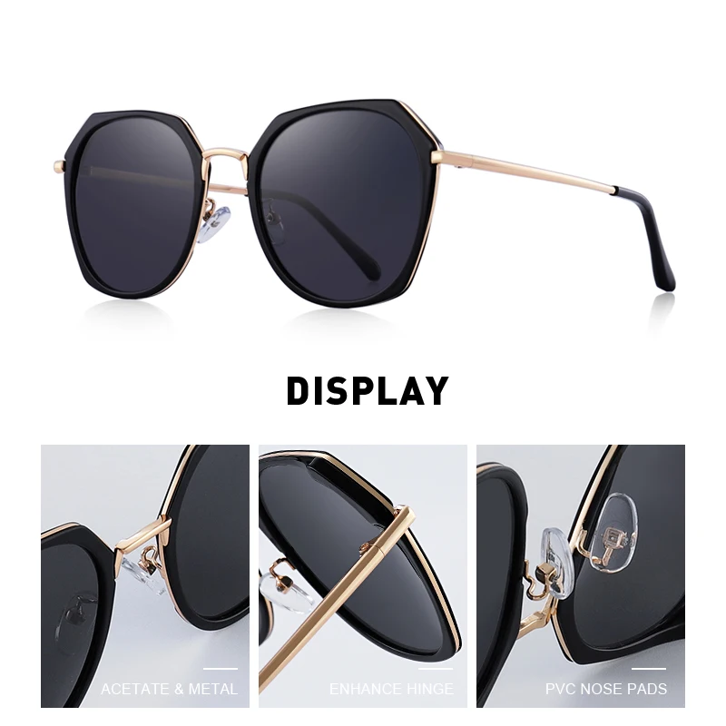 MERRYS DESIGN Women Fashion Square Polarized Sunglasses Ladies Luxury Brand Trending Sun glasses UV400 Protection S6286