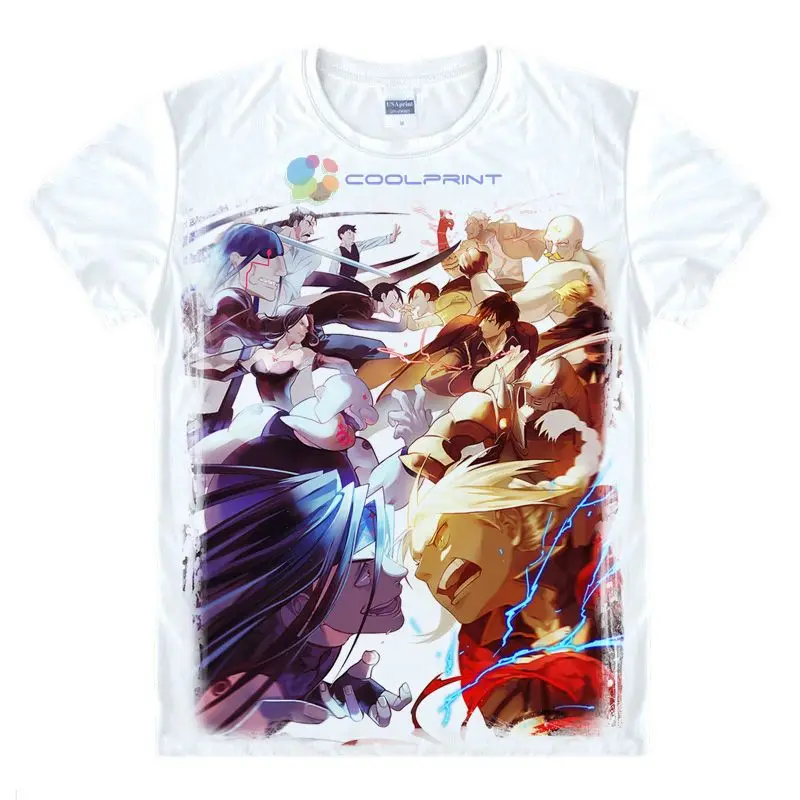 Coolprint Anime Fullmetal Alchemist Brotherhood Unisex T-shirts Edward Elric T Shirt Alphonse Elric Furumetaru Arukemisuto image 6