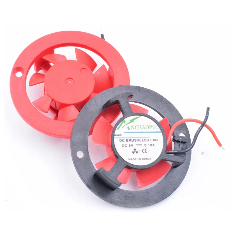 

hydraulic car led car light cooling fan 6V 9V 12V motorcycle lamp diameter 40mm mounting aperture 35mm red and black