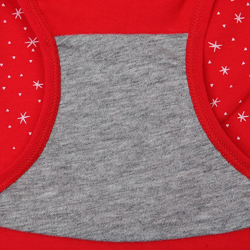 5Pcs/Set Cotton Panties Women Sexy Briefs Lucky Red Seamless Underwear Lovely Girls Panty Breathable Female Underpants M-2XL