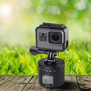 Suptig estabilizador de lapso de tempo ajustável rotativo 360 graus + adaptador de tripé para gopro hero 13 12 11 10 9 8 para xiaomiyi sj eken 8 principais vendas alimentador 12 - №8