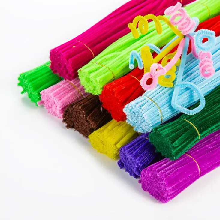 Plüss botot / pompoms Irisz színek shilly-stick Nevelési DIY toys handmade Mesterkedés kézműves Kreativitás devoloping toys GYH