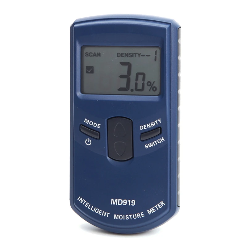 

Inductive Paper Moisture Meter MD919 LCD Digital Paper Moisture Analyzer Range 4%~40% 4 Grades of Paper Density Available