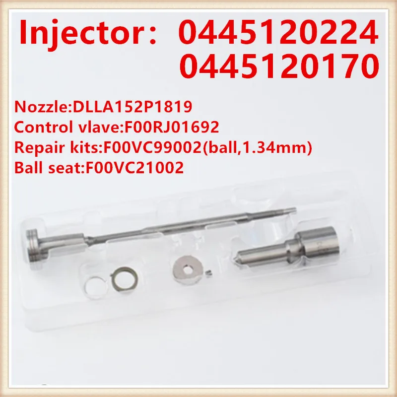 

Common Rail injector repair kits F 00R J03 283 (F00RJ03283) injector overhaul kit F00R J03 283 for 0445120224,0445120170