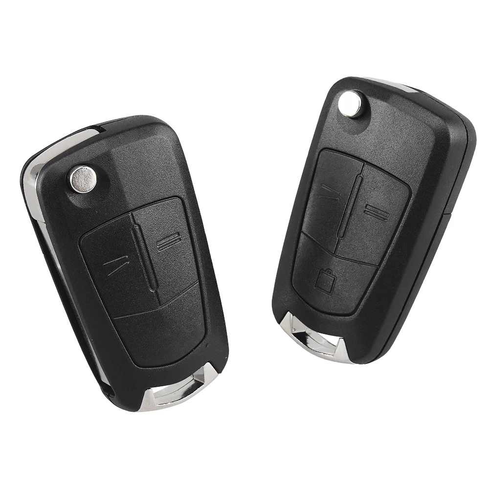 KEYYOU 2 buttons Flip Folding Key Shell Case FOB For Vauxhall Opel Corsa Astra Vectra Signum Car Key Fob Case