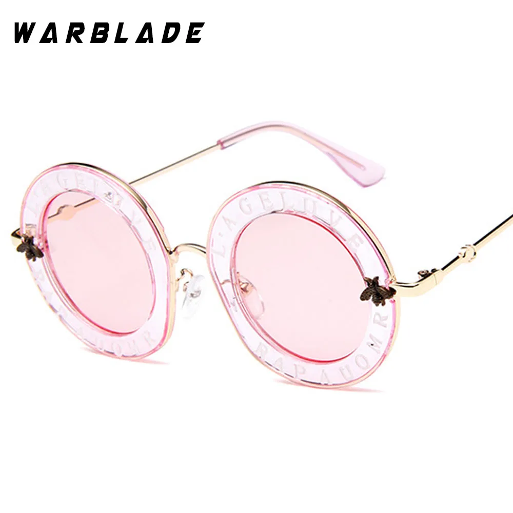 2020 New Fashion Round Sunglasses Women Brand Designer Vintage Gradient Shades Sun Glasses UV400 Oculos Feminino Lentes WarBLade