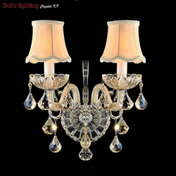 Modern Crystal wall Sconce Lamp Living Room beside bedside Crystal wall light luxury E14 candle crystal wall lamp