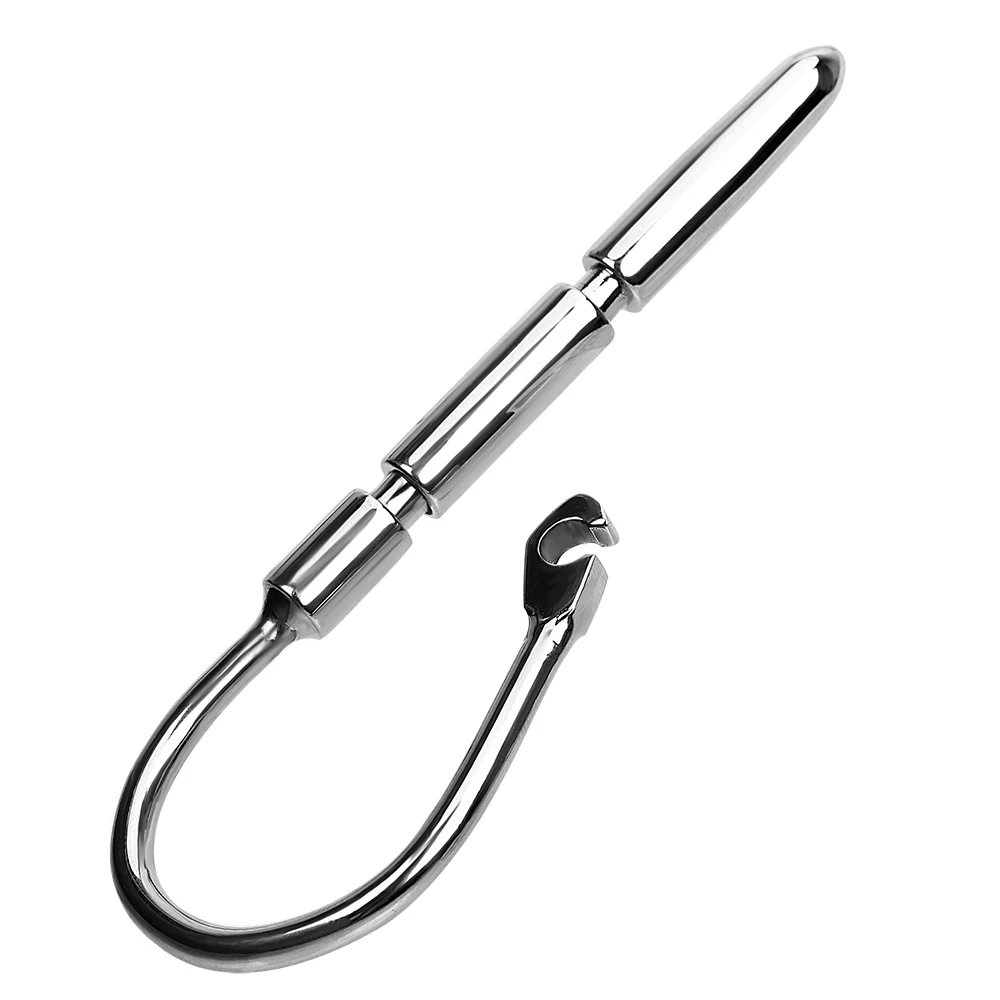 With Penis Rings 7.8mm Urethral Sounding For Men 18 Cock Dilator Urethra Plugs Medical Catheter Sounds Sex Toys Male Masturbator