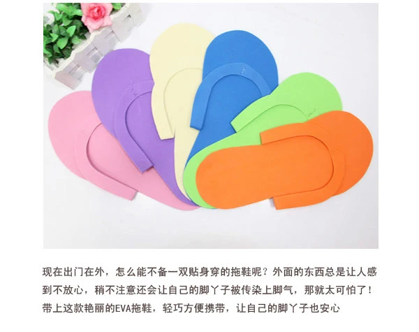 Disposable EVA Foam Thong Slippers, Spa Slipper, Beauty Slipper, Pedicure, Free Shipping, 100Pcs Lot