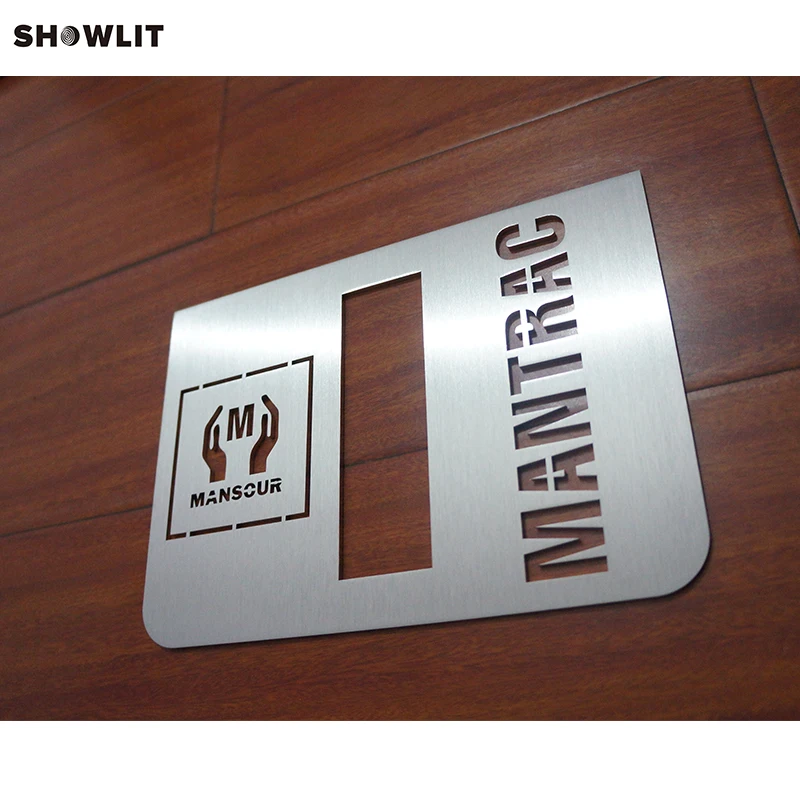 

3mm Thickness Custom Stainless Steel Cut Signs