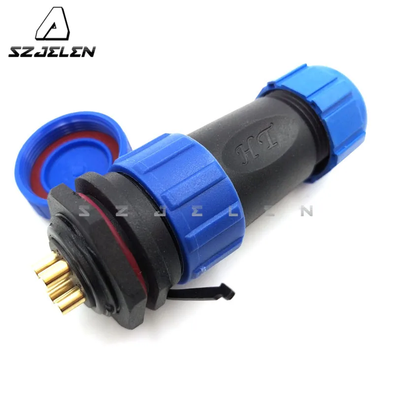 SP2110/SY2112,  4 Pin Waterproof  Cable Wire Connectors  IP68 Male Female Wire Connector Automotive Electrical Wire Connectors