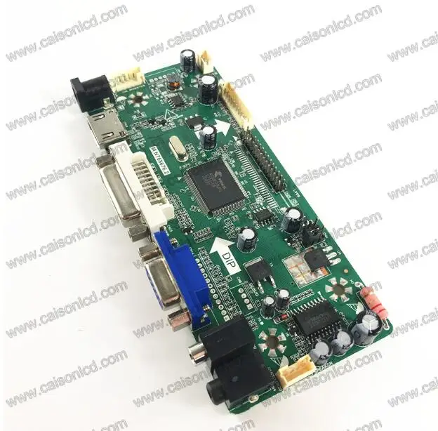 Placa de driver lcd dvi/vga/áudio, compatível com tamanhos LM185WH1-TLB1/tlh1/tlh3/tlff/tlh4/tlh6