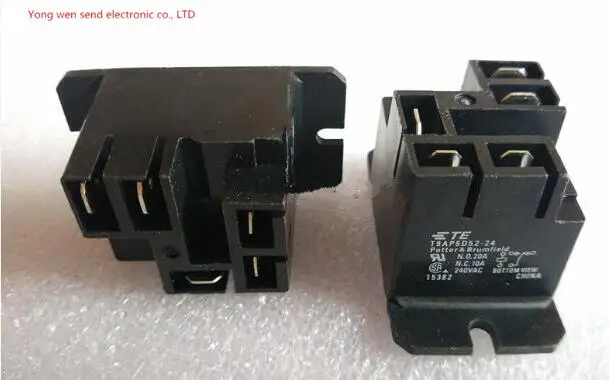 HOT NEW 24V relay T9AP5D52-24 T9AP5D5224 T9AP5D52 9AP5D52-24 9AP5D52 24V 24VDC DC24V 240VAC 20A DIP5