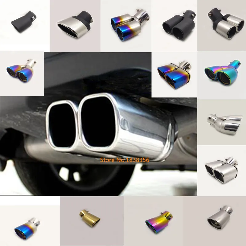 For Mitsubishi Eclipse Cross 2017 2018 2019 2020 2021 Car Outlet Muffler Exterior End Dedicate Stainless Steel Exhaust Tip Tail