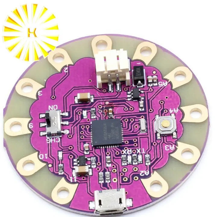 ATmega32U4 Board LilyPad USB Microcontroller development board Connector