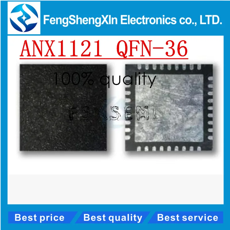 

5pcs/lot New ANX1121 QFN-36 Chipset