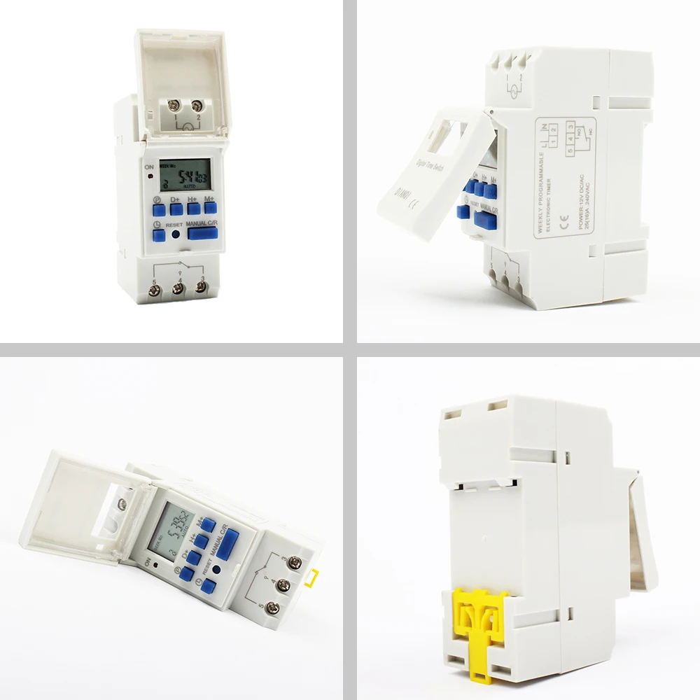 1PC Week Controller Electronic Weekly 7Days Programmable Digital Time Switch Relay Timer Control CN101A Tp8a16 L701 220V12V 16A