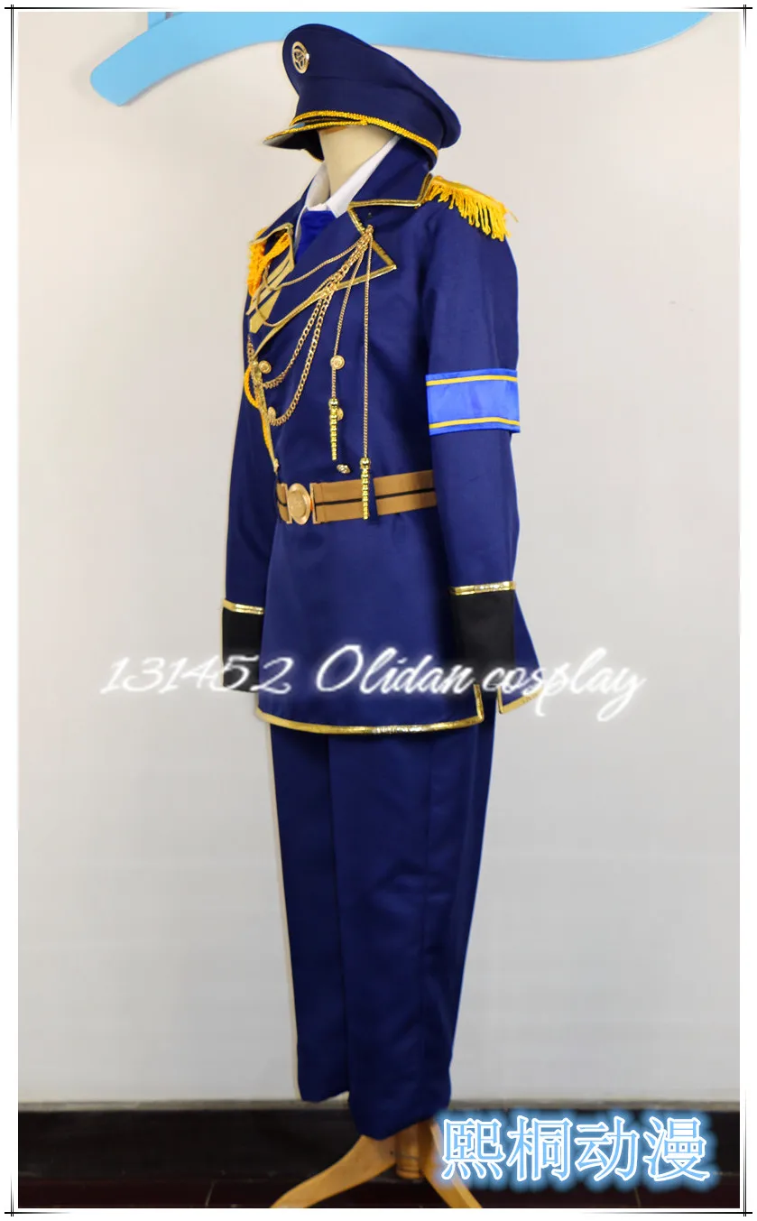 K Project Saruhiko Fushimi Military Uniform Cosplay Costume X006