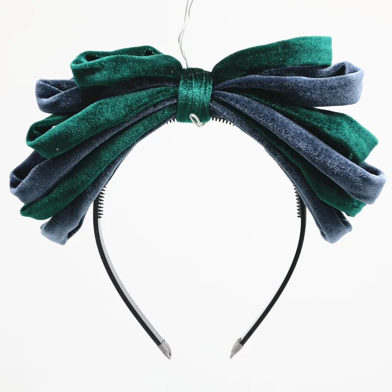  new fashion rich velvet large bow hairband children fashion hair accessories girls headband