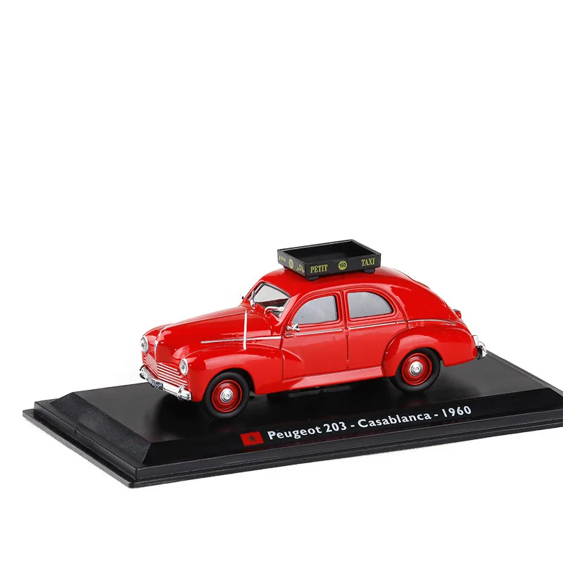 

Exquisite original 1:43 Peugeot 203 taxi alloy model,simulation die-casting model,collection and gift decoration,free shipping