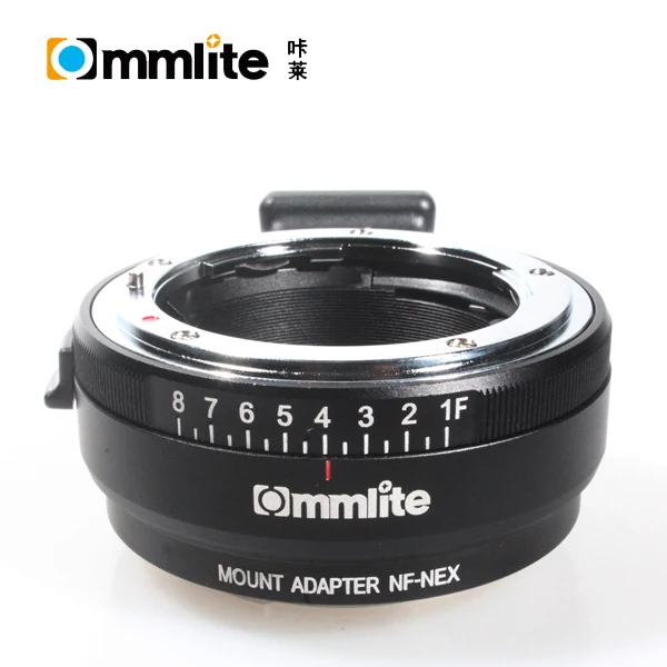 Commlite Adapter CM-NF-NEX for Nikon F(G) Lens to Sony E Mount Camera A7R2 A9