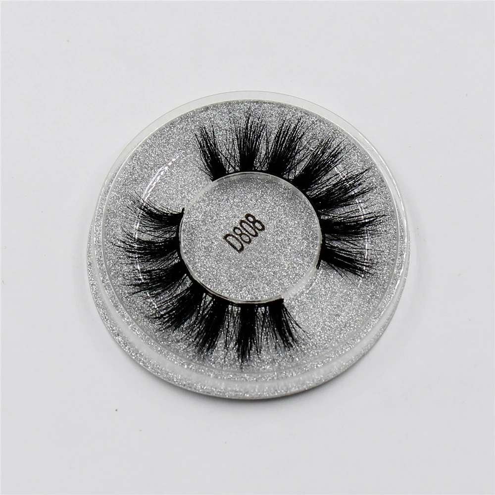 Eyelashes 3D Mink Lashes Cross Thick Natural fake eyelashes Professional Makeup Eye Lashes Dramatic False Eyelash extension D808