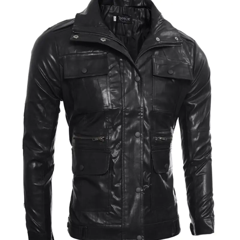 

Men's Leather Motorcycle fashion Jackets Men Faux Male Suede Dropshipping Coats casual Jacket Windbreaker Bike Riding top Coat