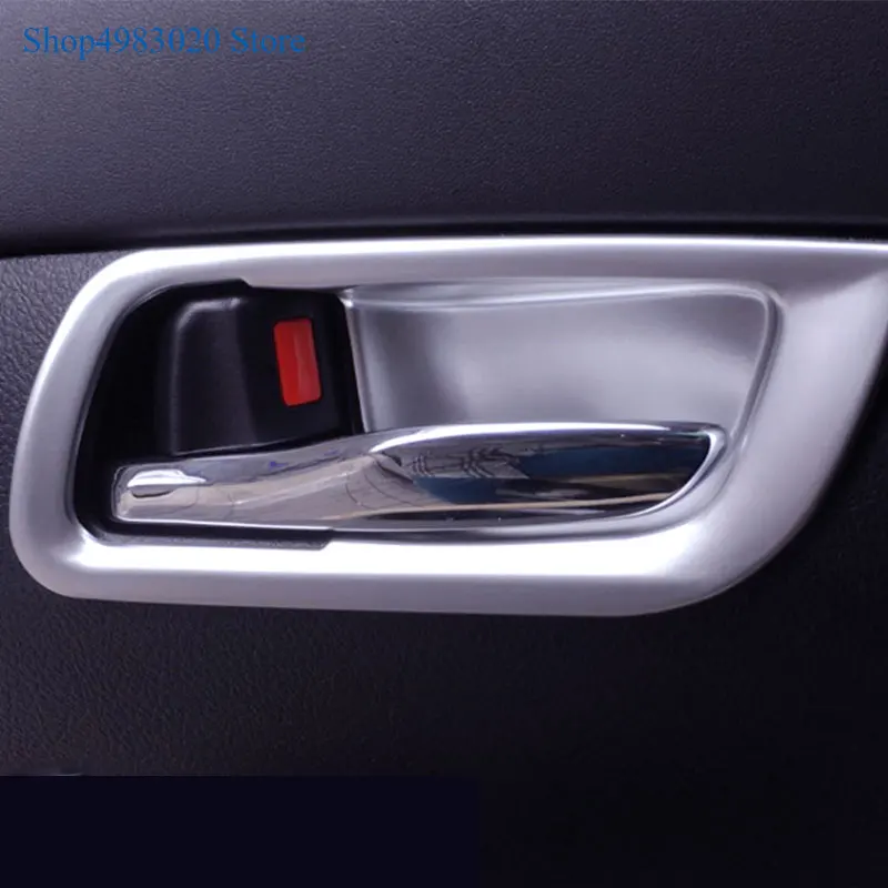 

Interior Accessories For Toyota Alphard 2016-2018 Front Door Handle 2PCSWrist Bowl Cup Protectiver Decoration Cover Sticker Trim