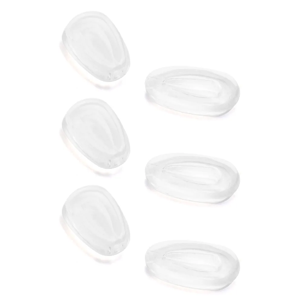 SNARK Rubber Kit Replacement Clear Nose Pads Pieces for-Oakley Titanium Crosshair OO6014 Sunglasses