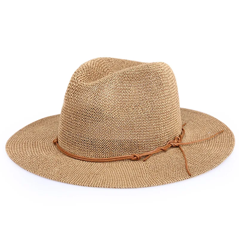 Summer hat new straw yarn lady\'s sun hat ，Sun and ultraviolet protection，Wide brimmed straw hat