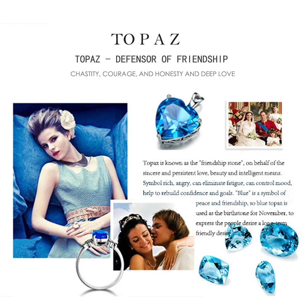 Natural Gemstone Topaz Blue LMTPZ