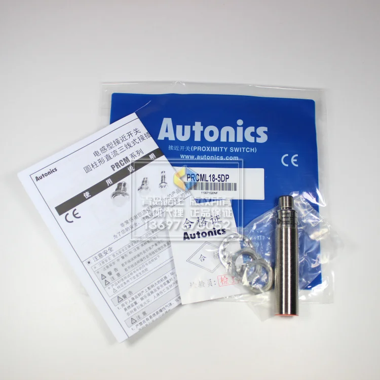 

[Original authentic] Autonics plug-in proximity switch PRCML18-5DP three-line PNP normally open