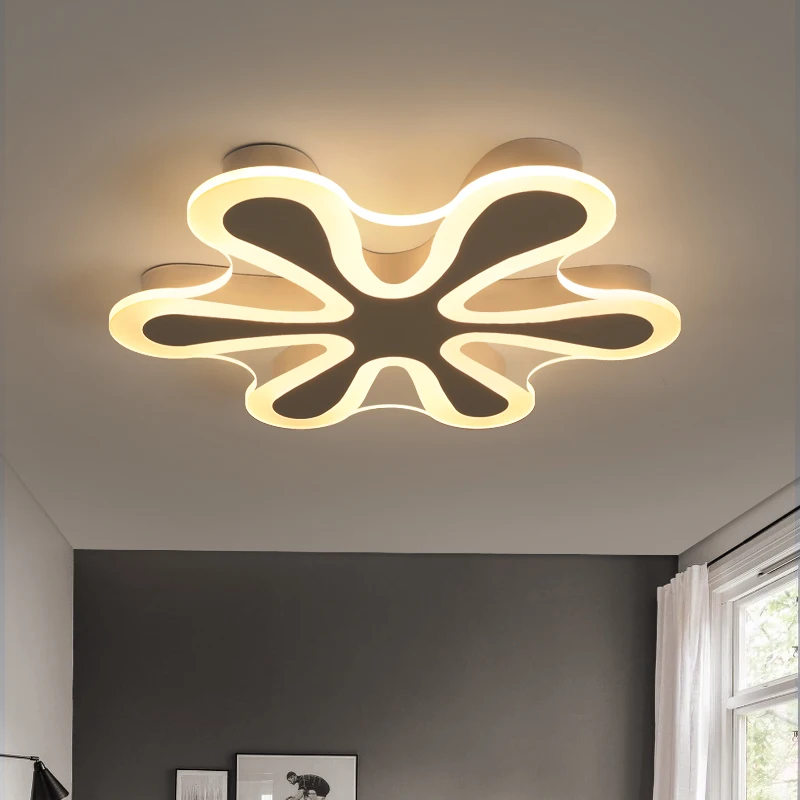 Led Ceiling Lights bedroom light simple modern creative personality sweet romantic flower shape room book ceiling lamp ZA1116641