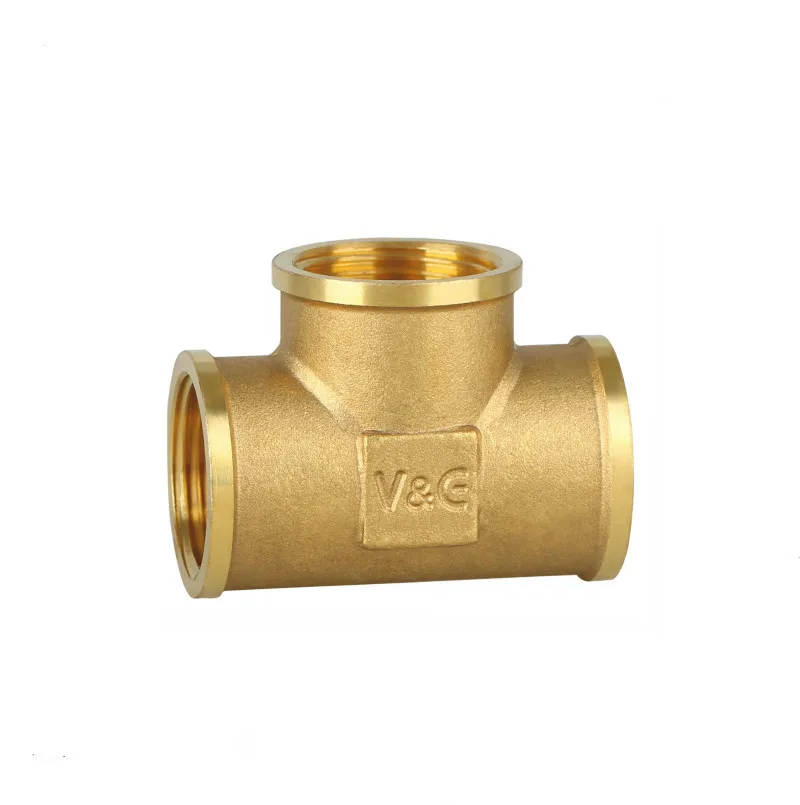 

brass three-way joint adapter Three way diverter three way valve connector DN15-DN25