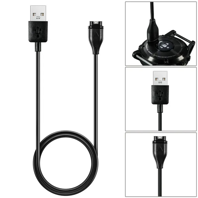 Charging Cable For Garmin Smartwatch Approach S10/S12/S40/S42/S60/S62/S70/X10/G12/CT10 Bundle Quatix7 Pro Quatix 5 Sapphire